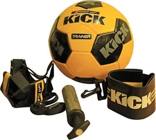 Amber Soccer Football Kick Throw Solo Trainer Practice Training Aide