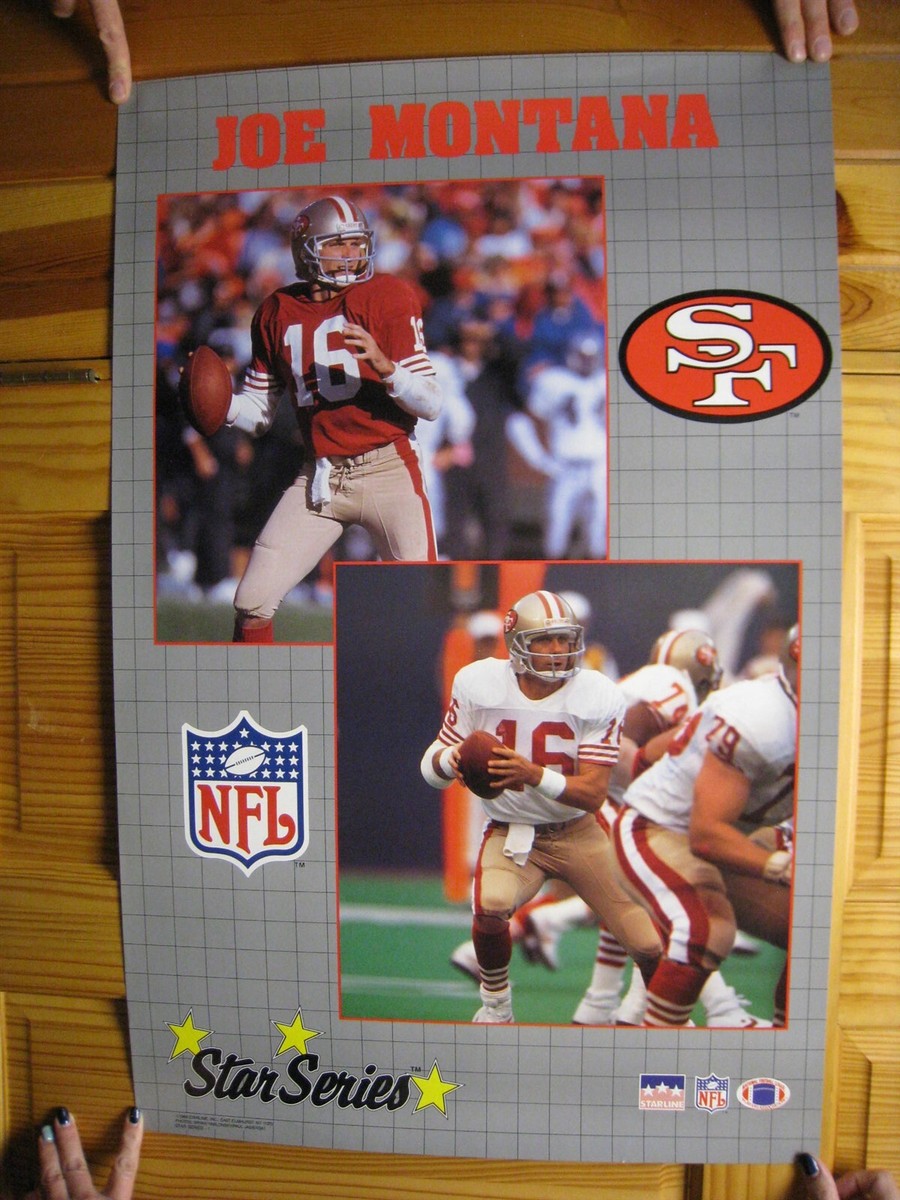 Joe Montana Poster San Francisco 49 s 49s 49's Star Series