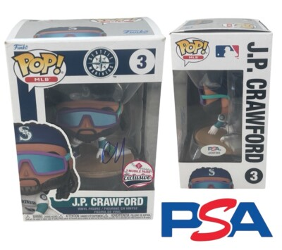 #ad JP Crawford Signed T Mobile Park Exclusive #3 SGA Funko Pop 5 27 2023 PSA AUTO $279.99