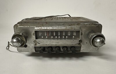 Original 1951 Ford Deluxe Fomoco Bendix 1BF AM PB Car Radio AS IS FOR PARTS