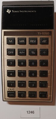 1246 Taschenrechner Texas Instruments TI-1050