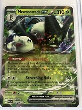 Meowscarada ex 015/193 Paldea Evolved (PAL) NM Double Rare Pokemon Card