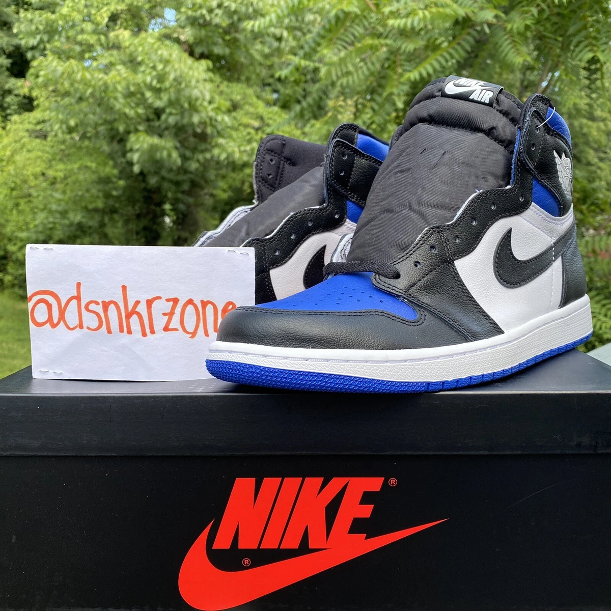 Air Jordan 1 High Royal Toe Size 10M (DS/ Brand New) Ships Next Day | eBay