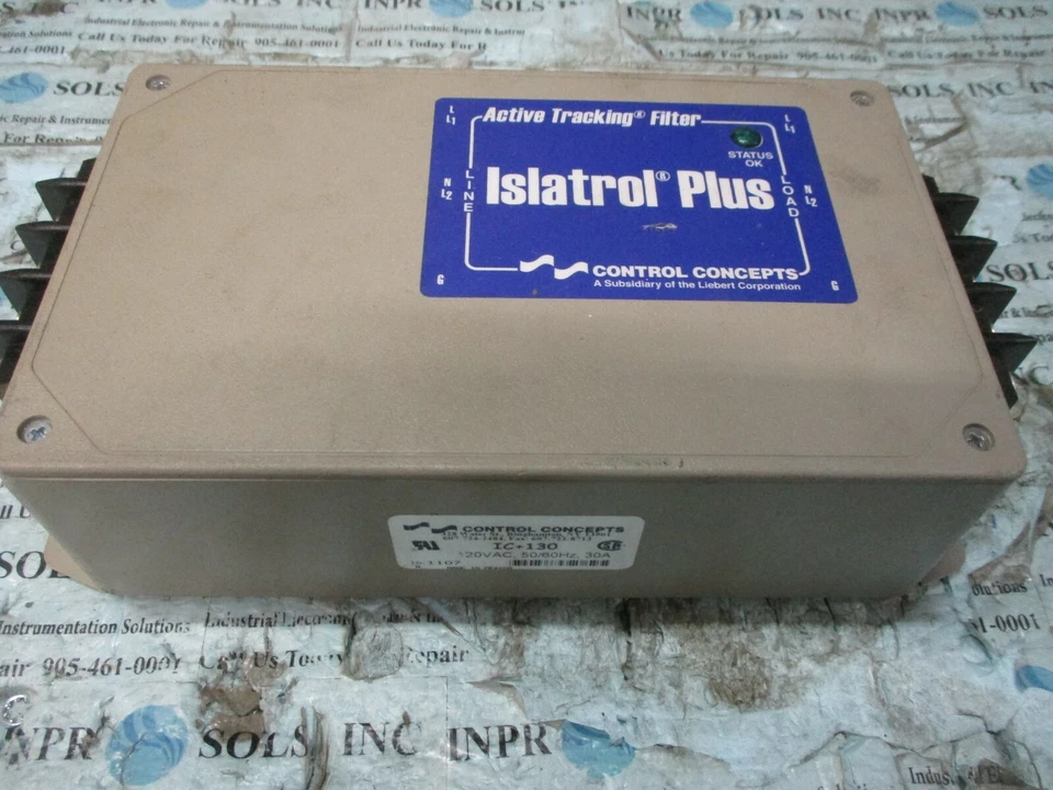 Control Concept Islatrol IC+130 Plus Active Tracking Filter 120VAC 30A *Tested* - Image 2 of 4