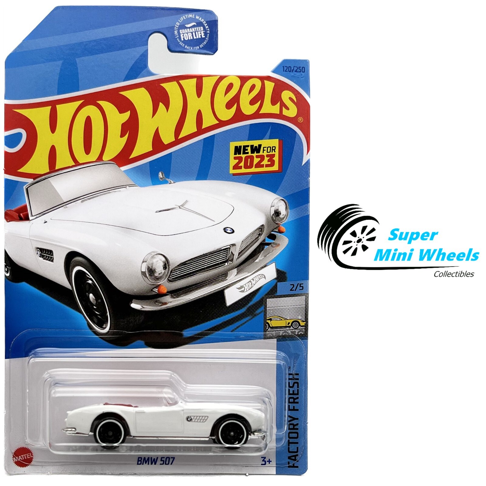 Hot Wheels 2023 #120 - BMW 507 White