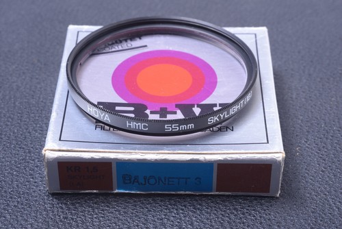 Filtro Hoya Skylight 1B Da 55 Mm, Protezione Obiettivo, Riduce Il Blu E La Foschia