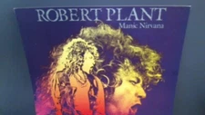 ROBERT PLANT MANIC NIRVANA ALBUM FLAT DOUBLE SIDED PROMO DISPLAY POSTER