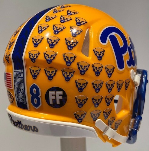 PITT PANTHERS KENNY PICKETT CUSTOM MINI FOOTBALL HELMET - OR ANY PLAYER - Picture 5 of 9