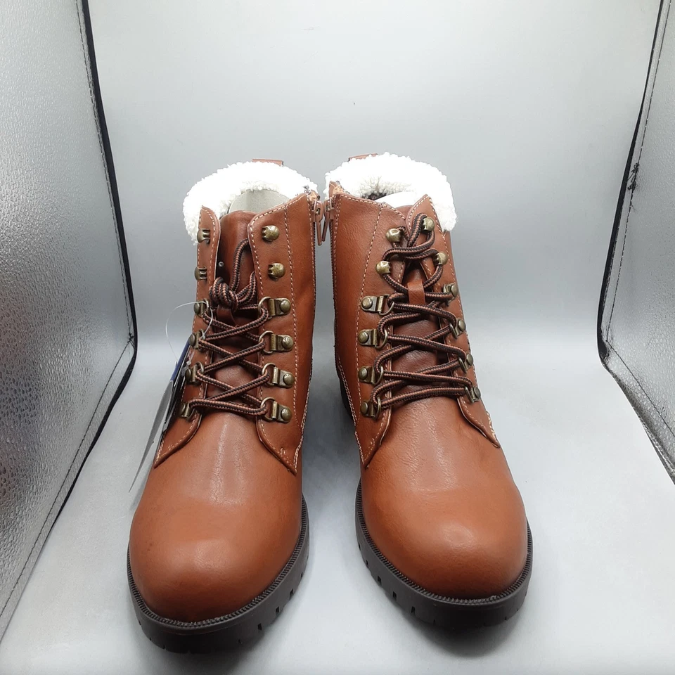 Khombu Langley Boots Women's 10M Brown Combat A206 - Image 2 of 4