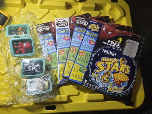 Nestle set of 4 Cereal Boxes RARE SPIDER-MAN 3 Movie 2006 Marvel 
