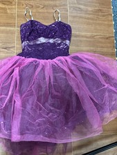 Dance Pre-Owned Costume Curtain Call C188 Large Child Pink Tutu Ballet Sequin
