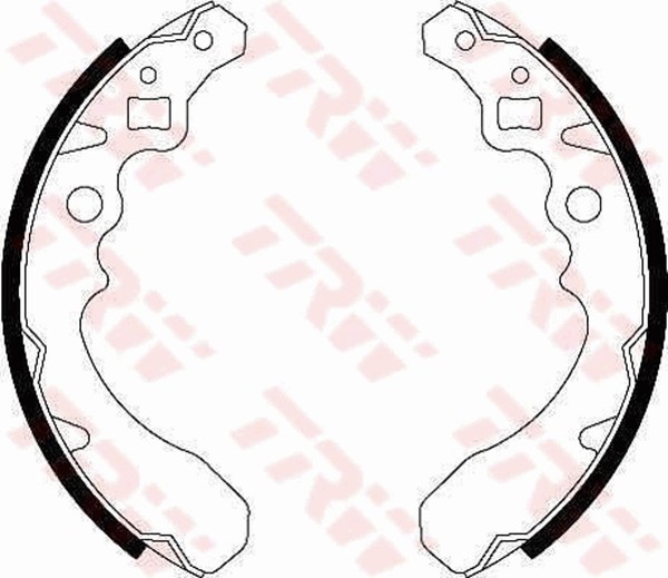 Trw Bremsbackensatz GS8282 FüR Move Cuore Opel M1 Sirion Daihatsu Yrv L80 Kadett-image