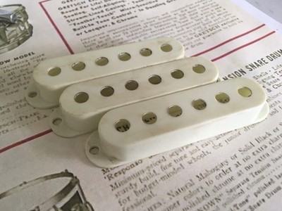 3 Vintage Spec 52mm Mint Green Pickup Covers Strat Relic For Fender Stratocaster