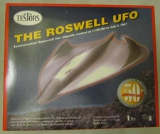 Testors The Roswell UFO 50th Anniversary 1/48 Scale Unassembled Kit Model New