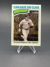 Topps 2026 Heritage Chrome Turn Back The Clock Derek Jeter #335 Yankees Baseball