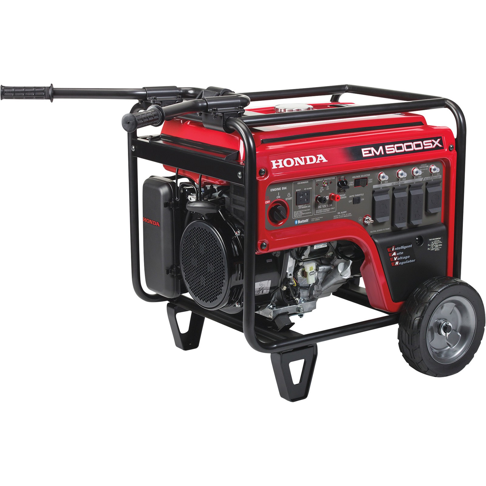 Honda EM5000S iAVR Series Portable Generator, 5000 Surge Watts, 4500 Rated