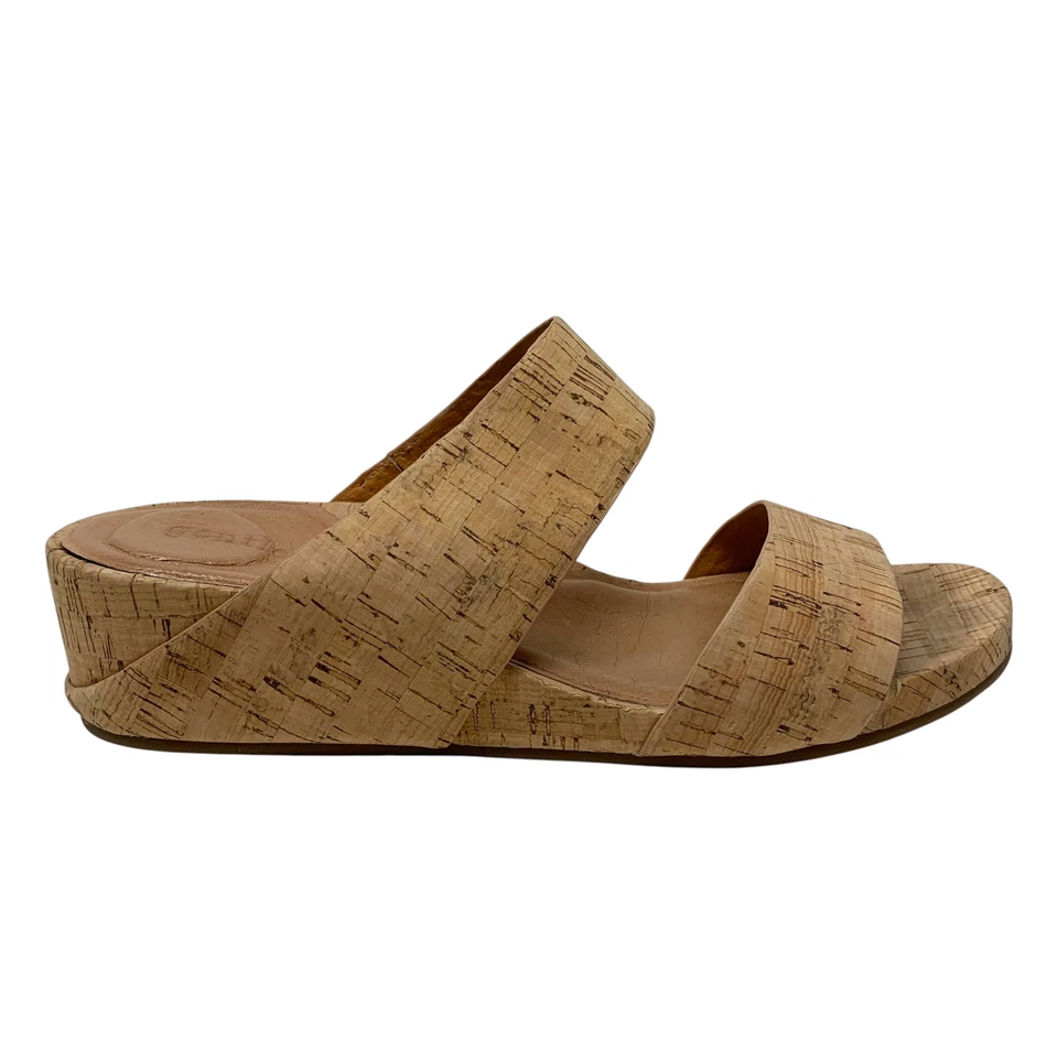 Sandalias de cuña de corcho de dos correas Gentle Souls x Kenneth Cole Gisele para mujer talla 10 Foto 3 de 4