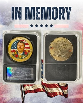 Charlie Kirk 2025 Commemorative Coin   A Fallen Hero for Justice & Freedom
