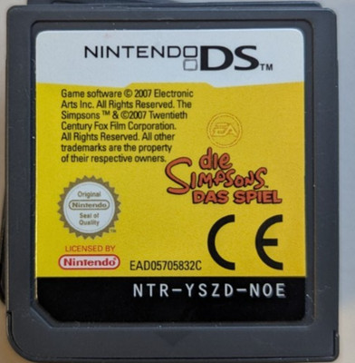 Die Simpsons das Spiel - Nintendo DS - Nur Modul #24.7 946 M17