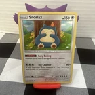Snorlax 158/214 Holo Rare Unbroken Bonds Pokemon cards Holo light played