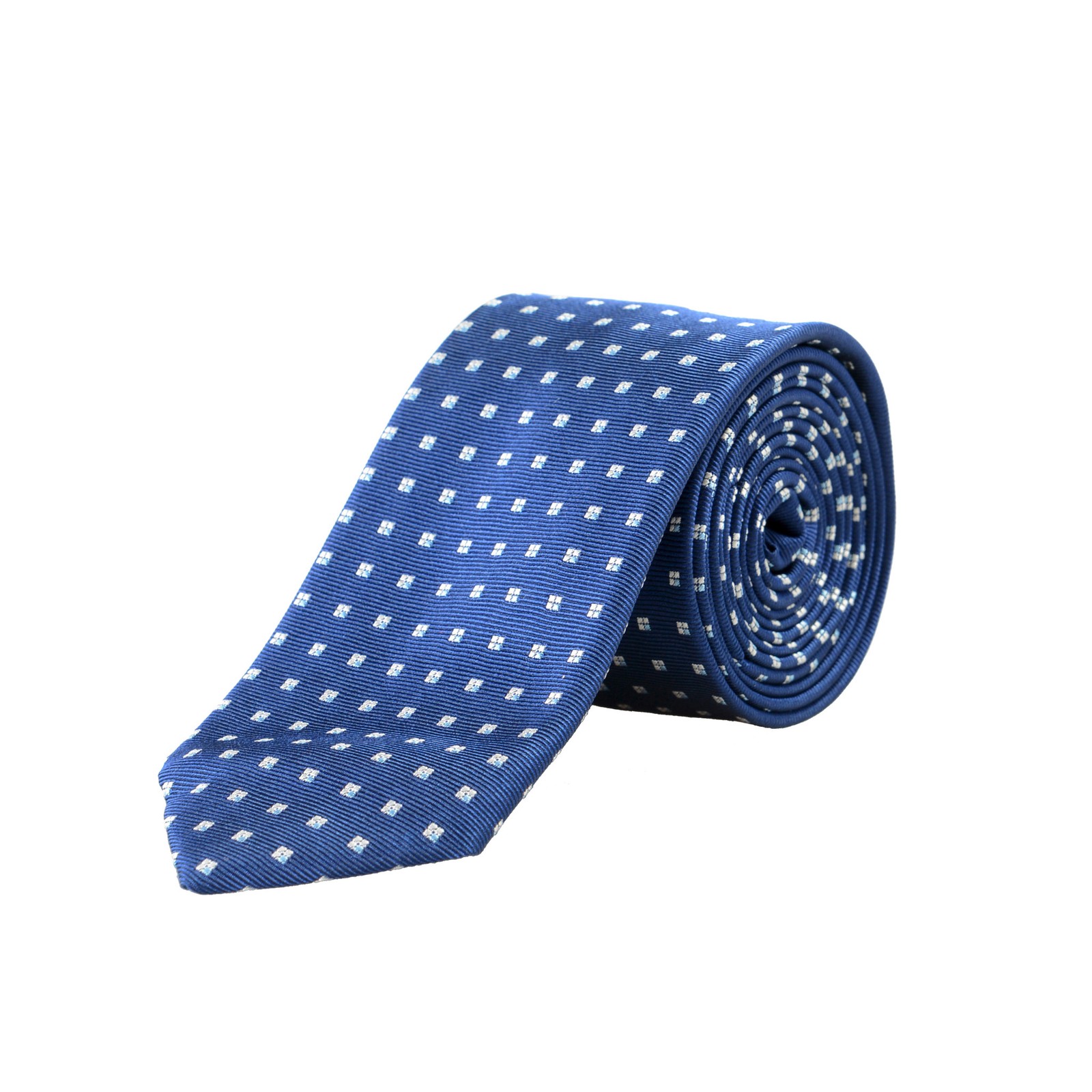 Мужской шелковый галстук Hugo Boss с многоцветным геометрическим принтом 8990₽