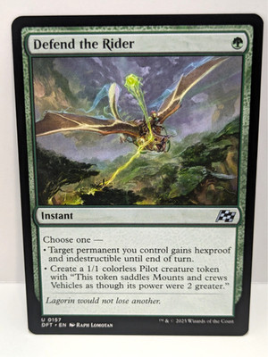 Defend the Rider - Aetherdrift - Uncommon - Regular - Instant - DFT 157 -
