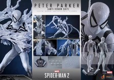 New Hot Toys VGM69 Marvel's Spider-Man 2 Peter Parker Anti-Venom Suit in stock