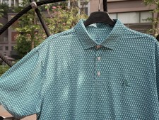 Rhoback Michigan State Polo Men's Sparty Golf Shirt Easy Care Professional