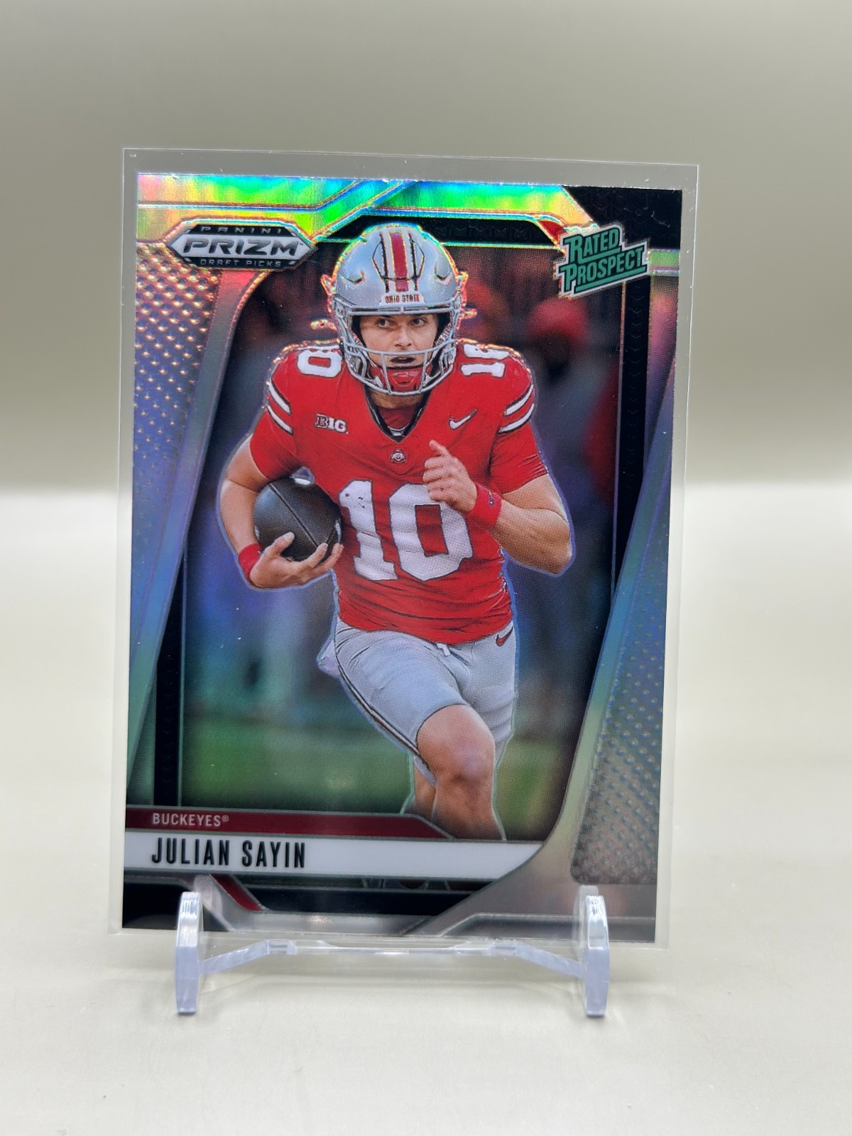 2025 Panini Prizm Draft Picks - Julian Sayin #161 Silver Prizm (RC)