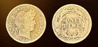 1902 Barber .90 Silver Dime. Philadelphia Mint. Circulated. Attractive Toned Obv