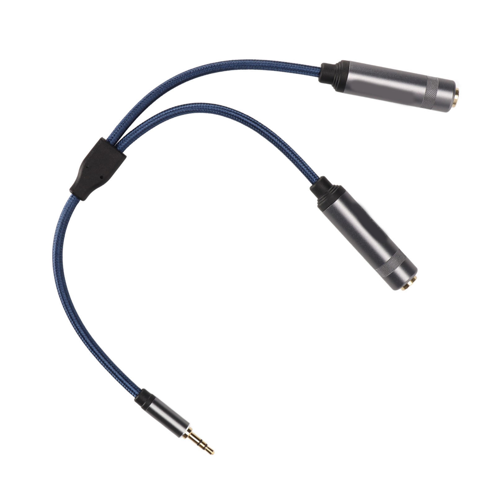 3.5mm To 2 X 6.35mm Cable Male Stereo TRS To TS Female Y Splitter Cable For PC 0