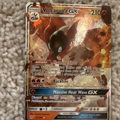 Pokémon Volcanion V Rare Holo 210 HP SWSH285 Full Art Promo Massive Heat Wave