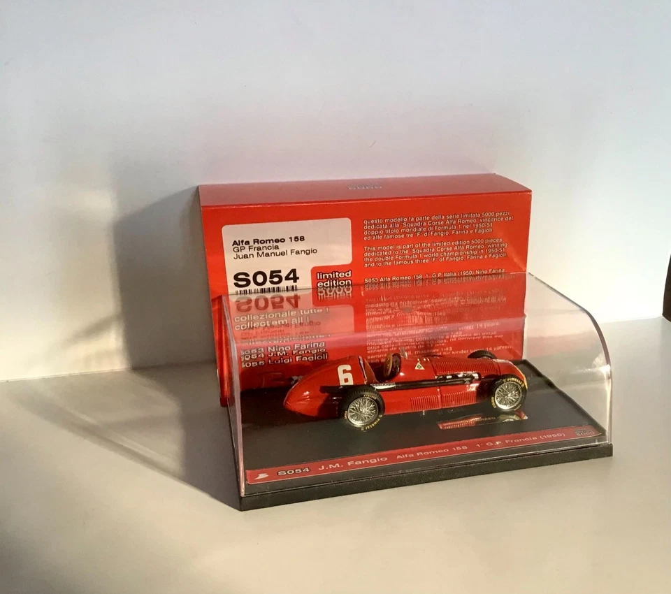 BRUMM Alfa Romeo 158 F1 Fangio 1° GP Francia 1950 perfetta in scatola - Immagine 3 di 3