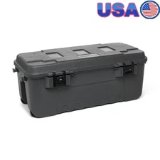 Wheeled Storage Trunk Camping Hunting Gear Organization 27-Gallon Lockable Box