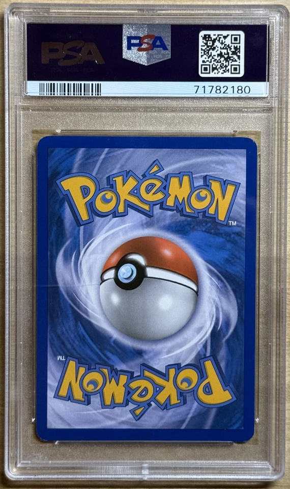 Squirtle Reverse Foil Pokémon HeartGold & SoulSilver Unleashed #63 2010 PSA 8 - Image 2 of 2