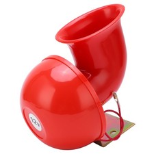 Corno Auto 150 Db Rosso Air Horn Elettrico Mucca Suono Corno Metallo per Camion