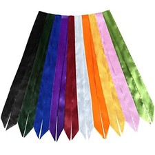 Shiny Bag Scarfs for Women Handbag Handle Band Hair Neck Scarves Pink 10 Packs