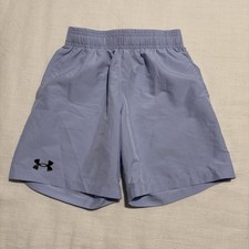 Boys Under Armour UA Tech Woven Shorts Lavender Size Youth XS