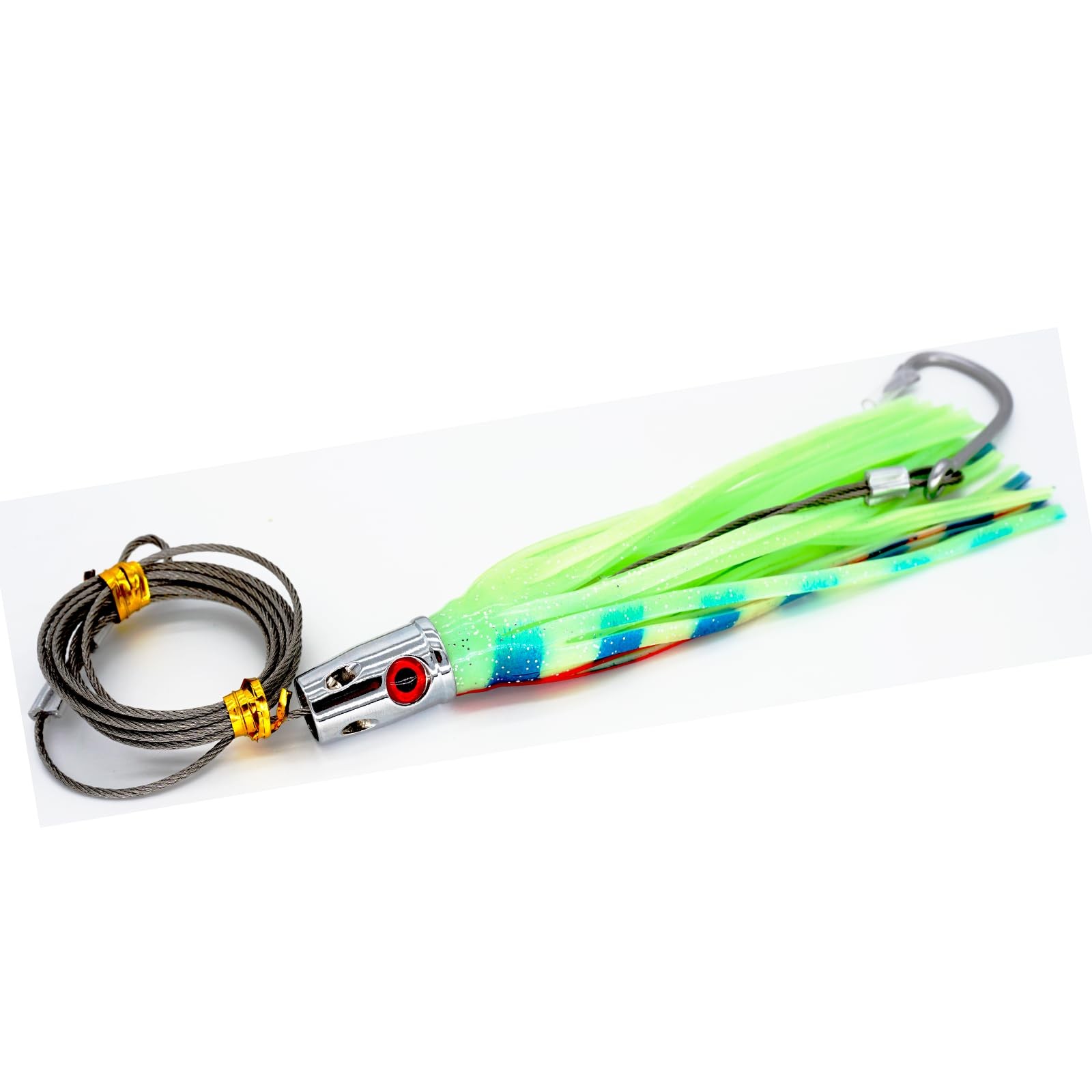 Trolling Tuna Lures Fishing Saltwater Lures Set of 5 Colors 6.5 Inch with Ful... - Image 3