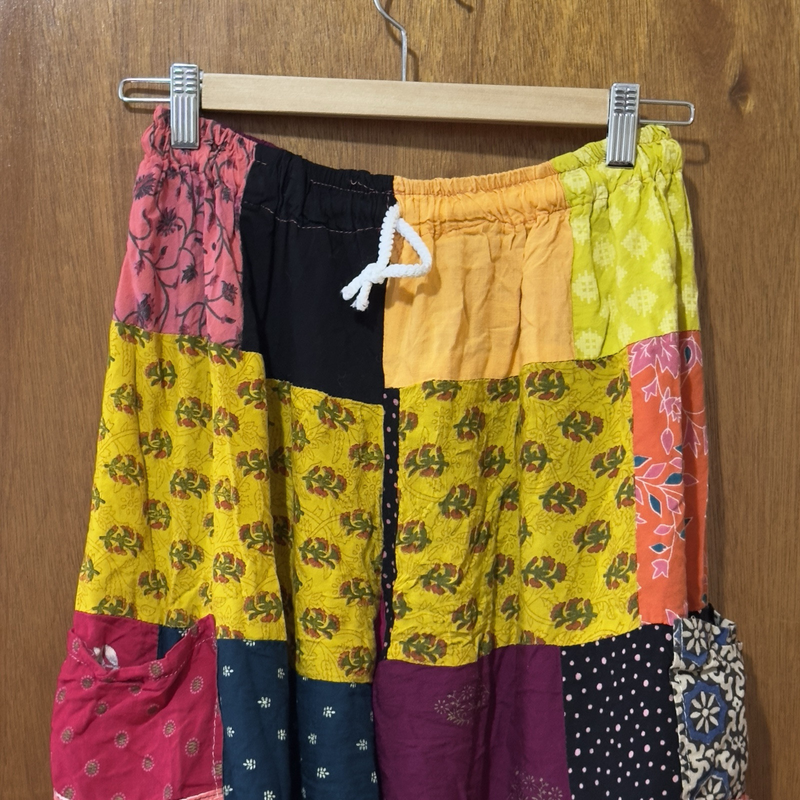 Ashley Taylor Patchwork Pants Harem Style High Wa… - image 2