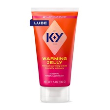 Warming Personal Lubricant Jelly, Glycol-Based Formula, 5 fl oz, Sensual Pleasur