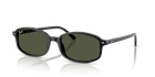 Ray-Ban Sam Polished Black/Green 56 mm Sunglasses RB2232 901/31 56-19