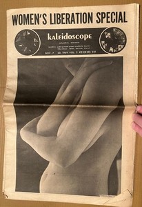 KALEIDOSCOPE Milwaukee. “Women’s Liberation Special” issue. 2 sections. 1969.