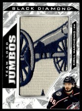 2024-25 UD Black Diamond Team Logo Patch Jumbos Kirill Marchenko #TL-KM