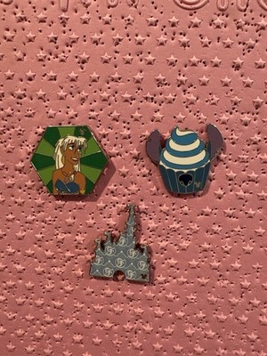 3 Disney Pins - Hidden Mickey 2026 WDW