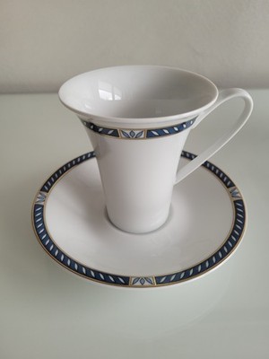 Rosenthal Idillio Reve Bleu Kaffeetasse mit Unterteller