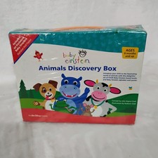 Disney Baby Einstein Animals Discovery Box New  Sealed Book Set  Poster 2007 P
