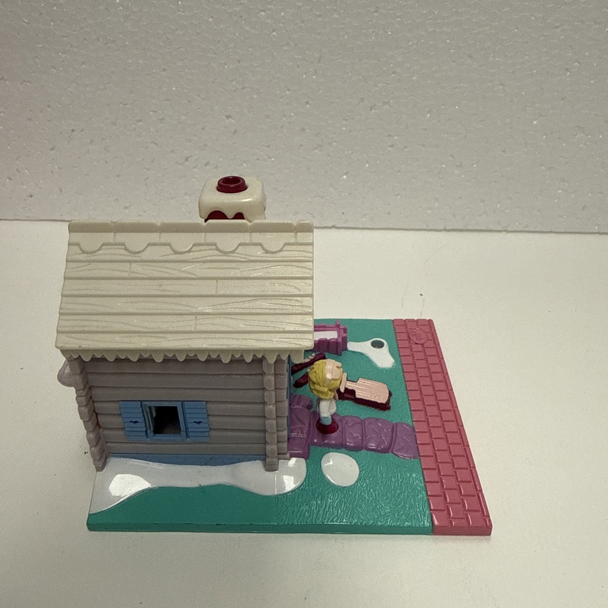 Lot 2 Polly Pocket Bluebird 1993 : Chalet Et Manège Fête Foraine, Bon état