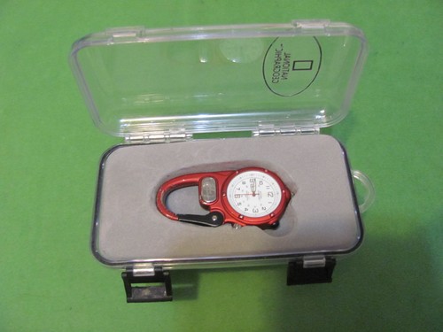 Orologio National Geographic Dakota Rosso Mini Clip Microlight Moschettone. - Foto 2 di 7