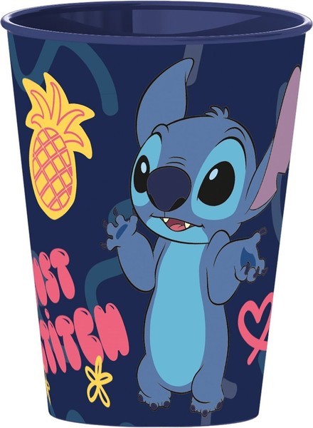 Stor Kinderbecher Aus Kunststoff Mit Disney Stitch Grafik 260 Ml-image